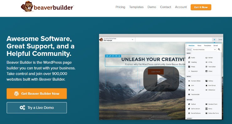 Шаг 1: Установите Beaver Builder на свой сайт WordPress